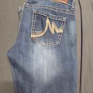 Maurices Blue Denim with Embroidery